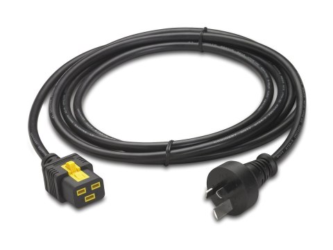 APC - Kabel zasilający - IEC 60320 C19 do AS/NZS 3112 (M) - AC 240 V - 15 A - 3 m - czarny - Australia - dla P/N: SMT2200I-AR, S