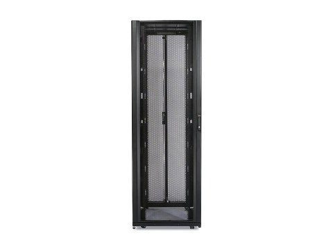 APC NetShelter SX Enclosure - Stojak szafa - bez boków - czarny - 42U - 19" - Zgodność z TAA