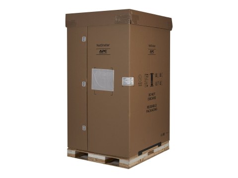 APC NetShelter SX Enclosure with Sides - Stojak szafa - czarny - 48U - 19" - Zgodność z TAA