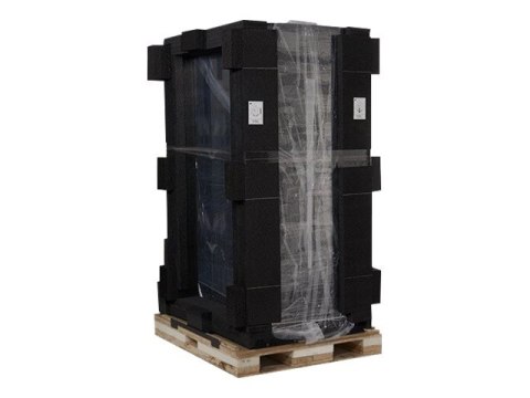APC NetShelter SX Enclosure with Sides - Stojak szafa - czarny - 48U - 19" - Zgodność z TAA