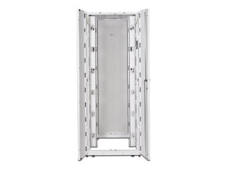APC NetShelter SX - Stojak szafa - biały - 42U - 19" - Zgodność z TAA - dla P/N: SMTL1500RM3UC, SMTL1500RMI3UC, SRT2200RMXLAUS, 