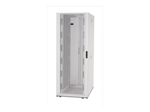 APC NetShelter SX - Stojak szafa - biały - 42U - 19" - Zgodność z TAA - dla P/N: SMTL1500RM3UC, SMTL1500RMI3UC, SRT2200RMXLAUS, 