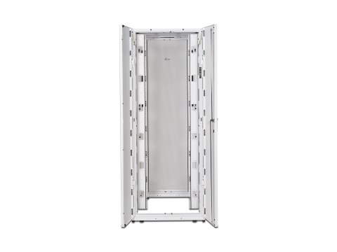 APC NetShelter SX - Stojak szafa - biały - 42U - 19" - Zgodność z TAA - dla P/N: SMTL1500RM3UC, SMTL1500RMI3UC, SRT2200RMXLAUS, 