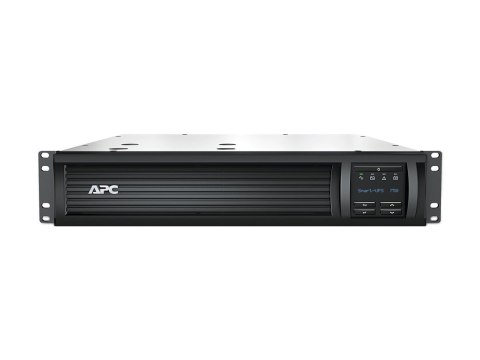 APC Smart-UPS 750VA LCD RM - UPS (montowany w stojaku) - AC 230 V - 500 wat - 750 VA - Ethernet, RS-232, USB - złącza wyjściowe: