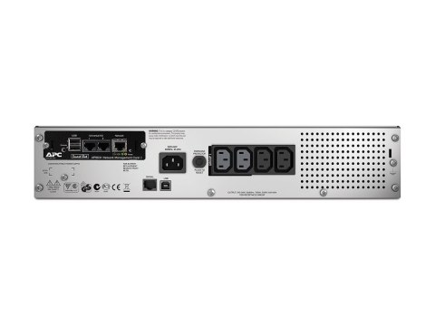 APC Smart-UPS 750VA LCD RM - UPS (montowany w stojaku) - AC 230 V - 500 wat - 750 VA - Ethernet, RS-232, USB - złącza wyjściowe: