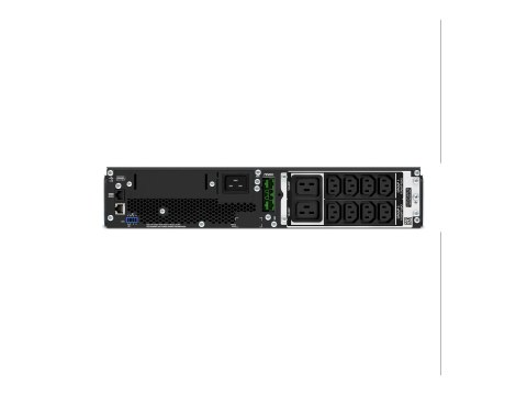 APC Smart-UPS SRT 2200VA RM - UPS (montowany w szafie rack / zewnętrzny) - AC 220/230/240 V - 1980 wat - 2200 VA - kwasowo-ołowi