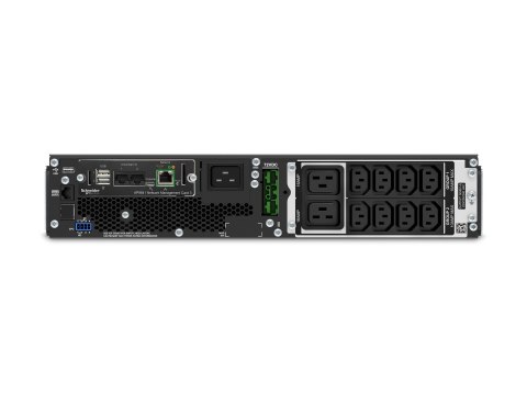 APC Smart-UPS SRT 2200VA RM - UPS (montowany w szafie rack / zewnętrzny) - AC 220/230/240 V - 1980 wat - 2200 VA - kwasowo-ołowi