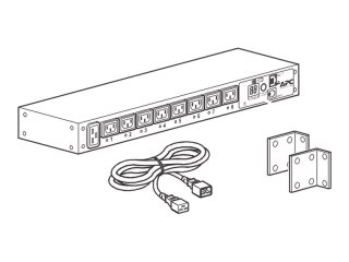 APC Switched Rack PDU - Jednostka dystrybucji zasilania (montowany w stojaku) - AC 208-230 V - Ethernet, RS-232 - wejście: IEC 6
