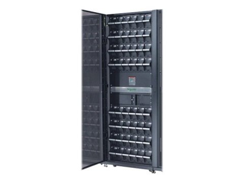 APC Symmetra PX 250/500kW Battery Enclosure for up to 8 Battery Modules - Obudowa baterii - 42U - czarny - dla P/N: SY100K250D, 