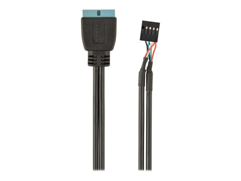 Cablexpert CC-U3U2-01 - Kabel wewnętrzny USB - główka 19 pin USB 3.0 (M) do wtyczka 9 pin USB (F) - 30 cm