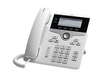 Cisco IP Phone 7821 - Telefon VoIP - SIP, SRTP - 2 linie - biały