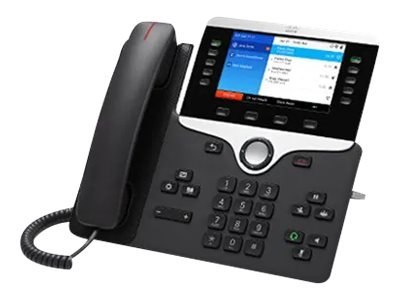 Cisco IP Phone 8861 - Telefon VoIP - IEEE 802.11a/b/g/n/ac (Wi-Fi) - SIP, RTP, SDP - 5 linii - ciemny grafit
