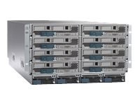 Cisco UCS 5108 Blade Server Chassis - Montowany w stojaku 6U - do 8 ostrza - zasilacz nadmiarowy z funkcją hot-swap 2500 wat - z