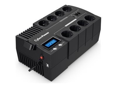 CyberPower BRICs LCD Series BR1000ELCD - UPS - AC 220/230/240 V - 600 wat - 1000 VA - USB - złącza wyjściowe: 8