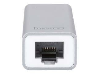 DIGITUS DN-3024 - Adapter sieciowy - USB-C - Gigabit Ethernet x 1 - aluminiowy