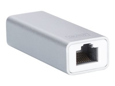 DIGITUS DN-3024 - Adapter sieciowy - USB-C - Gigabit Ethernet x 1 - aluminiowy