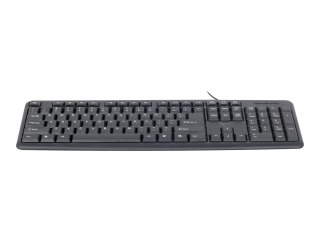 Gembird KB-U-103 - Klawiatura - USB - US - czarny