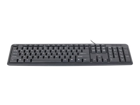 Gembird KB-U-103 - Klawiatura - USB - US - czarny