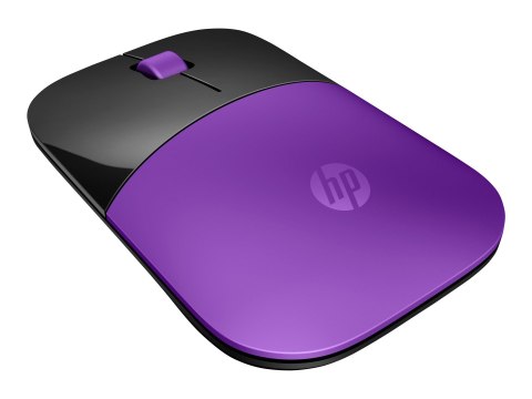 HP Z3700 - Mysz - bezprzewodowa - 2.4 GHz - odbiornik bezprzewodowy USB - purpurowy