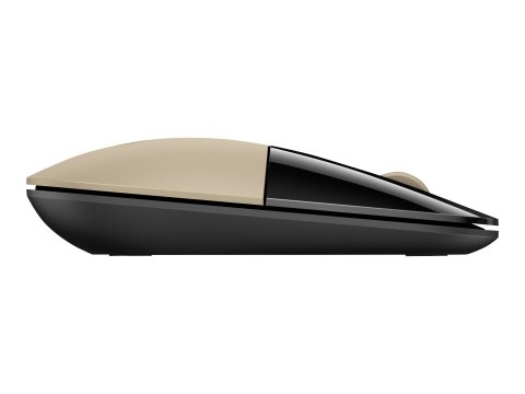 HP Z3700 - Mysz - niebieska dioda LED - bezprzewodowa - 2.4 GHz - odbiornik bezprzewodowy USB - złoty