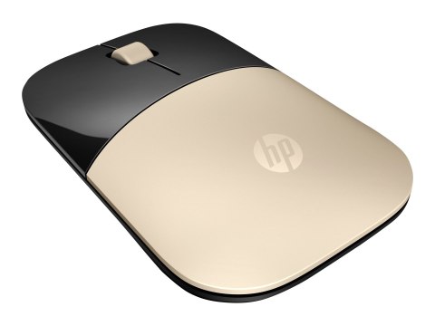 HP Z3700 - Mysz - niebieska dioda LED - bezprzewodowa - 2.4 GHz - odbiornik bezprzewodowy USB - złoty