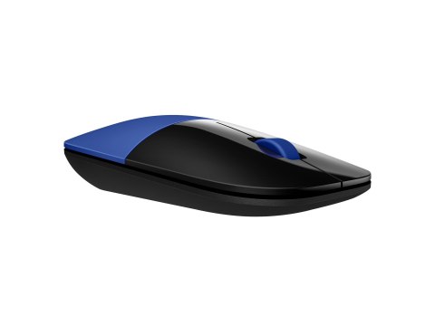 HP Z3700 - Mysz - optyczna - bezprzewodowa - 2.4 GHz - odbiornik bezprzewodowy USB - niebieski