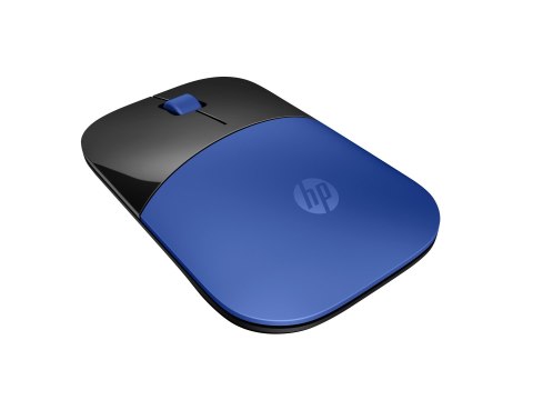 HP Z3700 - Mysz - optyczna - bezprzewodowa - 2.4 GHz - odbiornik bezprzewodowy USB - niebieski