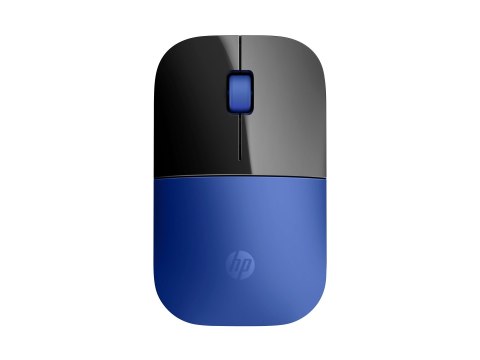 HP Z3700 - Mysz - optyczna - bezprzewodowa - 2.4 GHz - odbiornik bezprzewodowy USB - niebieski