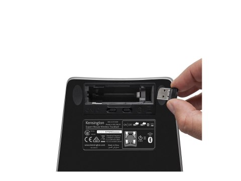 Kensington Expert Mouse Wireless Trackball - Manipulator kulkowy - prawo i leworęczna - optyczna - 4 przyciski - bezprzewodowa -