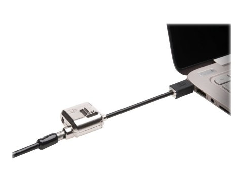 Kensington MiniSaver Mobile Lock - Kabel blokady notebooka - czarny - 1.8 m