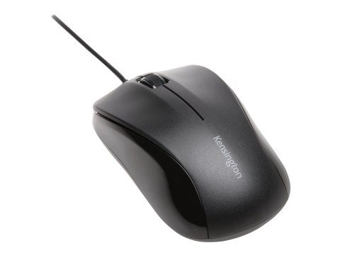 Kensington ValuMouse - Mysz - prawo i leworęczna - optyczna - 3 przyciski - przewodowa - USB - czarny