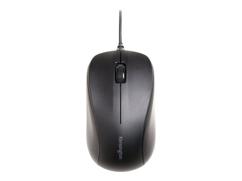 Kensington ValuMouse - Mysz - prawo i leworęczna - optyczna - 3 przyciski - przewodowa - USB - czarny