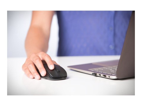 Kensington Wireless ValuMouse - Mysz - prawo i leworęczna - optyczna - 3 przyciski - bezprzewodowa - 2.4 GHz - odbiornik bezprze