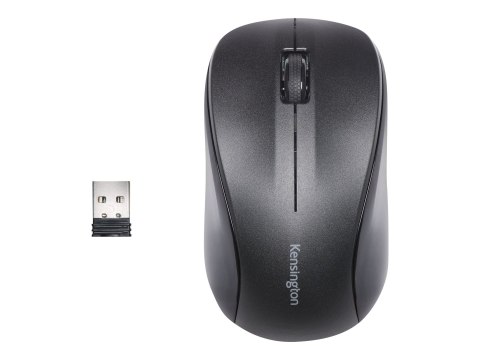 Kensington Wireless ValuMouse - Mysz - prawo i leworęczna - optyczna - 3 przyciski - bezprzewodowa - 2.4 GHz - odbiornik bezprze