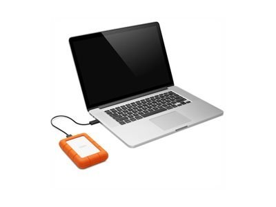 LaCie Rugged Mini - Dysk twardy - 4 TB - zewnętrzny (przenośne) - USB 3.0 - 5400 obr/min - 256 bitów AES - z Seagate Rescue Data