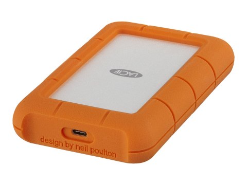 LaCie Rugged USB-C - Dysk twardy - 1 TB - zewnętrzny (przenośne) - USB 3.1 Gen 1 (USB-C złącze)