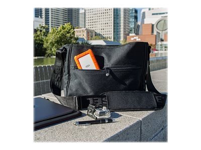 LaCie Rugged USB-C - Dysk twardy - 4 TB - zewnętrzny (przenośne) - USB 3.1 Gen 1 (USB-C złącze) - pomarańczowy