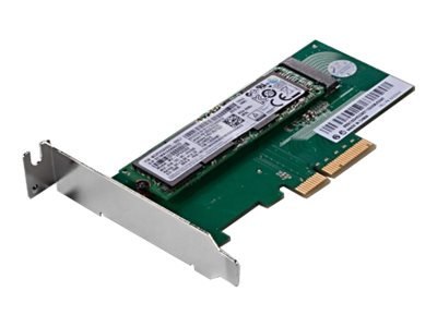 Lenovo ThinkStation M.2 SSD Adapter - Przejściówka interfejsu - M.2 - M.2 Card - niski profil - PCIe 3.0 x4 - dla ThinkCentre M7