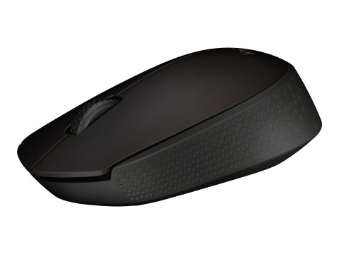 Logitech B170 - Mysz - optyczna - 3 przyciski - bezprzewodowa - 2.4 GHz - odbiornik bezprzewodowy USB - czarny