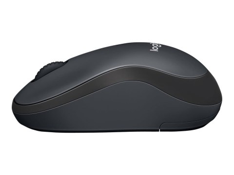 Logitech M220 Silent - Mysz - optyczna - 3 przyciski - bezprzewodowa - 2.4 GHz - odbiornik bezprzewodowy USB - ciemny grafit
