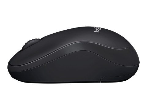 Logitech M220 Silent - Mysz - optyczna - 3 przyciski - bezprzewodowa - 2.4 GHz - odbiornik bezprzewodowy USB - ciemny grafit
