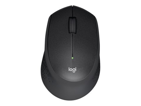 Logitech M330 SILENT PLUS - Mysz - 3 przyciski - bezprzewodowa - 2.4 GHz - odbiornik bezprzewodowy USB - czarny