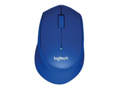 Logitech M330 SILENT PLUS - Mysz - 3 przyciski - bezprzewodowa - 2.4 GHz - odbiornik bezprzewodowy USB - niebieski