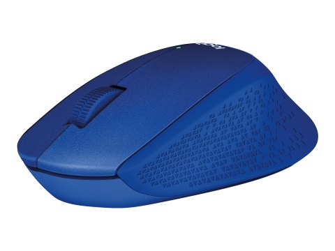Logitech M330 SILENT PLUS - Mysz - 3 przyciski - bezprzewodowa - 2.4 GHz - odbiornik bezprzewodowy USB - niebieski