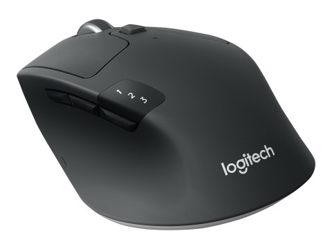 Logitech M720 Triathlon - Mysz - praworęczna - optyczna - 7 przyciski - bezprzewodowa - Bluetooth, 2.4 GHz - odbiornik bezprzewo