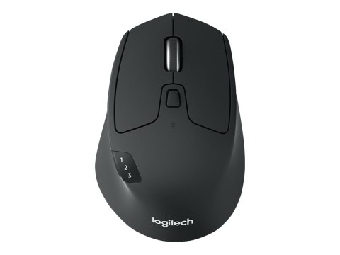 Logitech M720 Triathlon - Mysz - praworęczna - optyczna - 7 przyciski - bezprzewodowa - Bluetooth, 2.4 GHz - odbiornik bezprzewo
