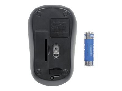 Manhattan Success Wireless Mouse, Black/Orange, 1000dpi, 2.4Ghz (up to 10m), USB, Optical, Three Button with Scroll Wheel, USB m