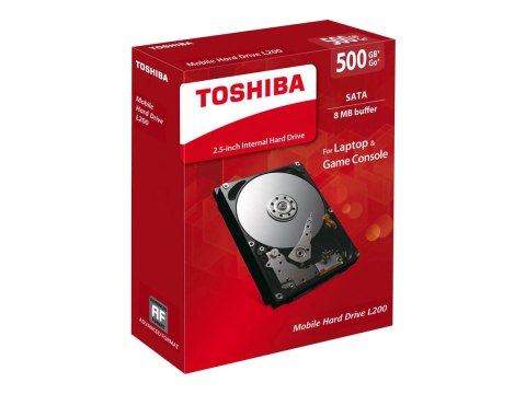 Toshiba L200 Laptop PC - Dysk twardy - 500 GB - wewnętrzny - 2,5" - SATA 3Gb/s - 5400 obr/min - bufor: 8 MB