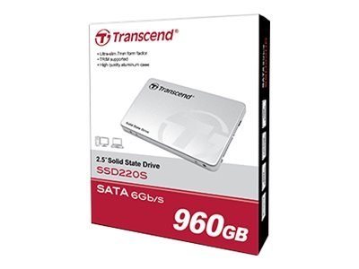 Transcend SSD220S - SSD - 480 GB - wewnętrzny - 2,5" - SATA 6Gb/s