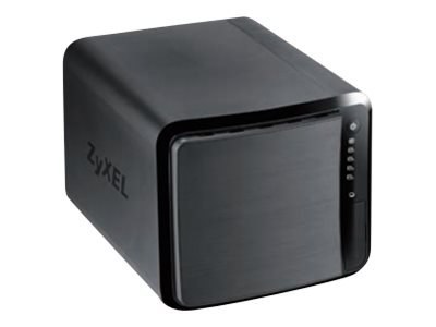 Zyxel NAS542 - Urządzenie osobistej pamięci w chmurze - 4 wnęki - SATA 3Gb/s - RAID 0, 1, 5, 6, 10, JBOD, RAID 5 z rezerwą dynam